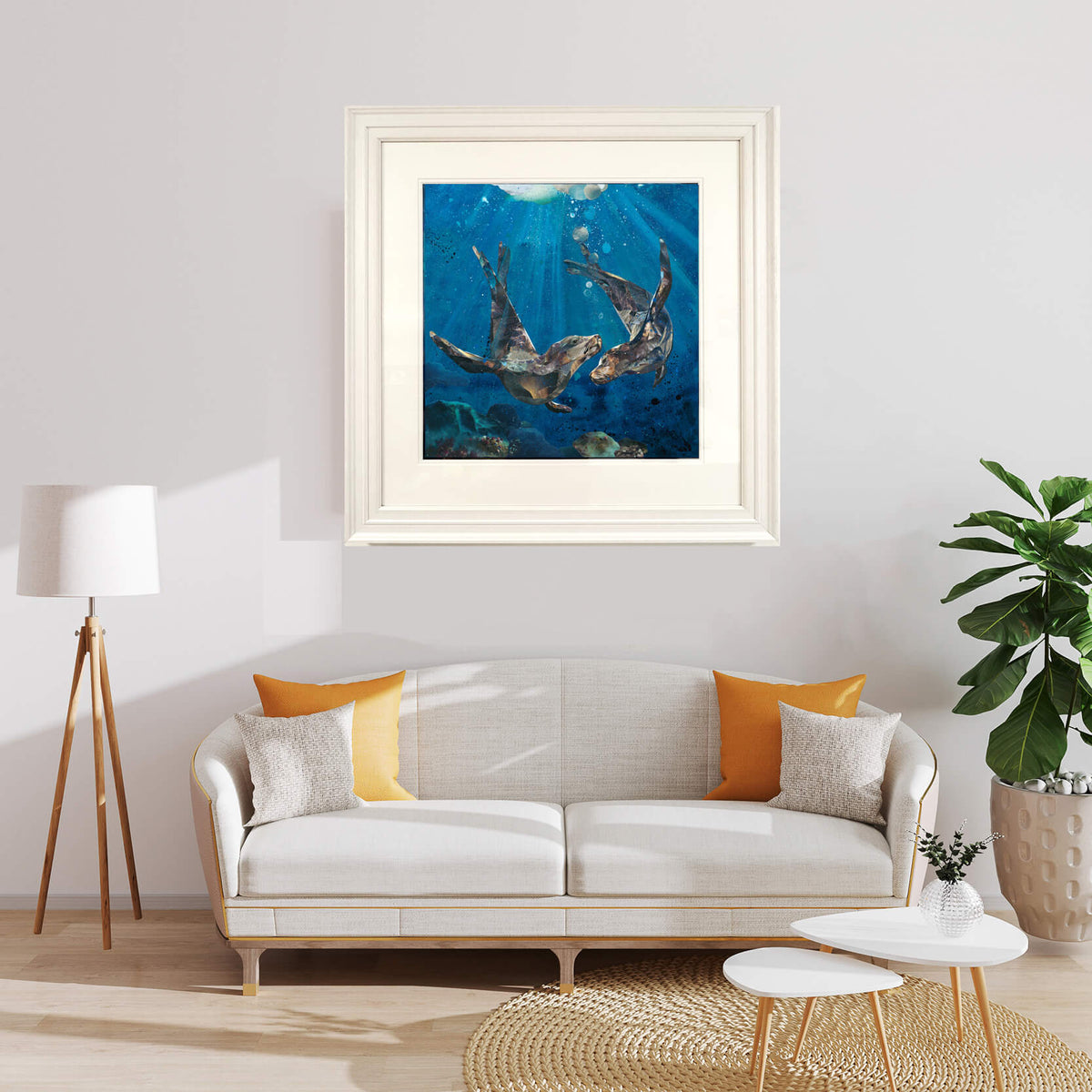 Framed Deep Sea Dancing
